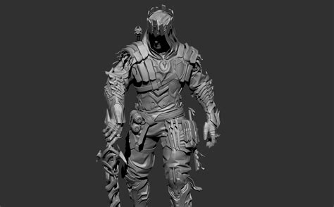 Stl File Codm Mythic Templar 🦸・3d Printable Model To Download・cults