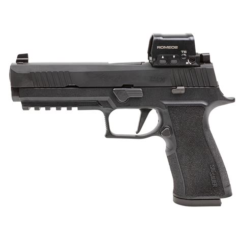 Sig Sauer P X Ten Mm Barrel W Romeo Optic Black Round