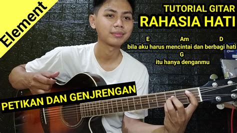 Tutorial Gitar Rahasia Hati Element Chord Bila Aku Harus