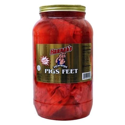 Amazon.com : Hannah's Pickled Pigs Feet 4.25lb Jar : Grocery & Gourmet Food