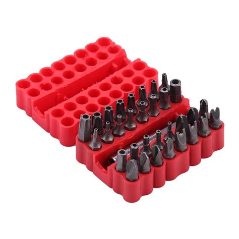 33pcs Security Bit Set With Magnetic Extension Bit Holder Tamper Star