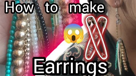 Diy Safety Pin Earrings 😱 Viral Youtubepartner Shorts Craft Craft