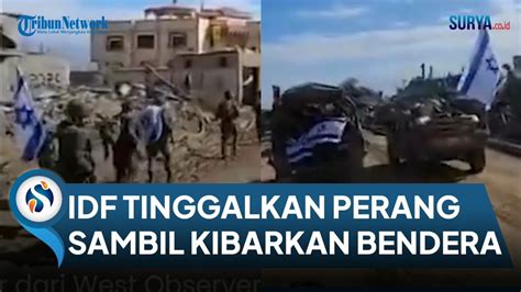 Tentara IDF Berbondong Bondong Tinggalkan Khan Younis Jalan Kaki