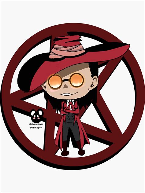 Alucard Chibi From Hellsing Sticker For Sale By Nissearchives Redbubble