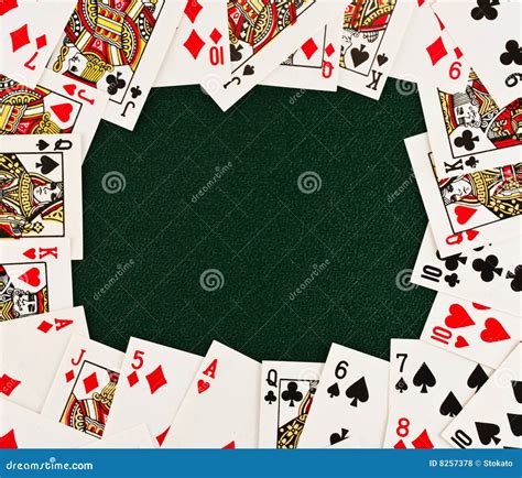 Frame Of Playing Cards Royalty Free Stock Photos Image 8257378