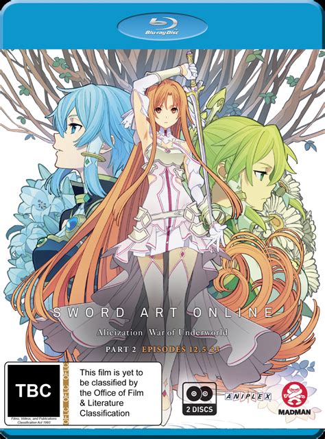 Sword Art Online Alicization War Of Underworld Part 2 Blu Ray In Stock Buy Now At