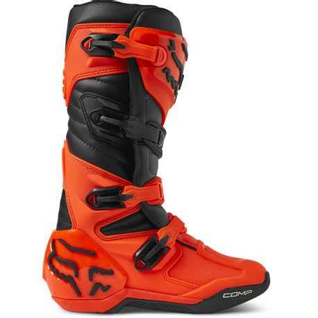 Botte Cross Fox Comp Orange Fluo Botte Moto Cross Fox Comp