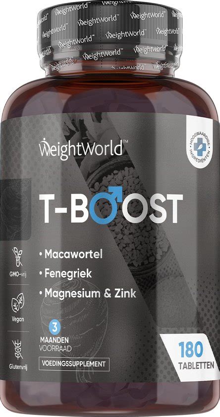 WeightWorld Testosterone Booster Natuurlijke Testosteron Booster Voor