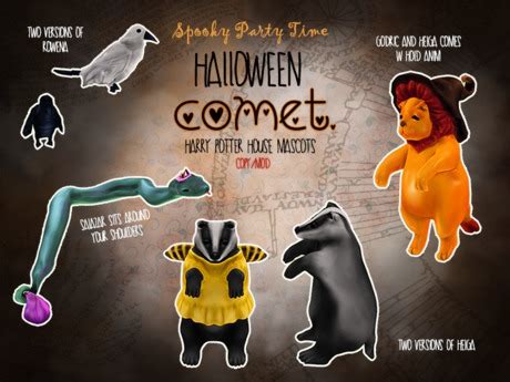 Second Life Marketplace - Halloween Harry Potter House Mascots // comet.