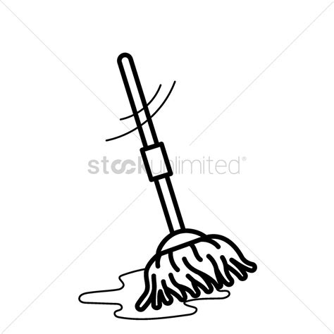 Mop Coloring Page Coloring Pages