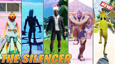 New The Silencer Emote Gameplay Fortnite Lebron James Youtube