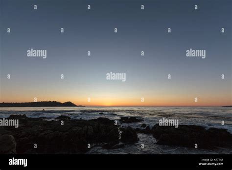 Beach At Carmel On Monterey Peninsula In California Stock Photo Alamy