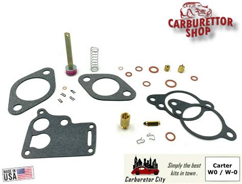 Rebuild Kit For Carter W W Carburetor Ca