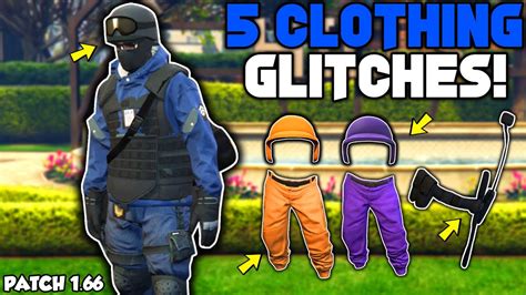 GTA 5 ONLINE TOP 5 CLOTHING GLITCHES AFTER PATCH 1 66 Colored Helmets