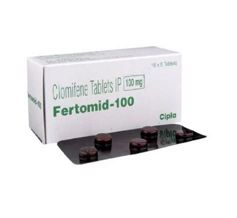 Fertomid Clomiphene 100mg Tablet Packaging Type Strip At Rs 59 Stripe