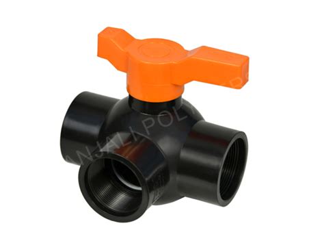 3 Way Ball Valve|pp|plastic three way valves Manufacturer in India