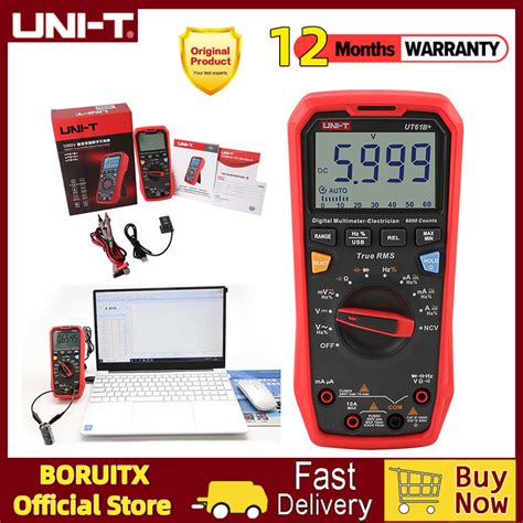 UNI T Multimeter UT61B UT61D UT61E Plus 22000 Counts Digital Tester AC