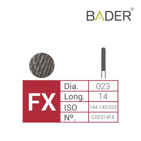 Fresa Carburo Tungsteno De Tipo FX BADER DENTAL