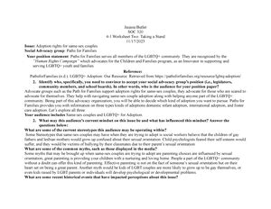 SOC 320 Worksheet SOC 320 Worksheet One Guidelines And Rubric