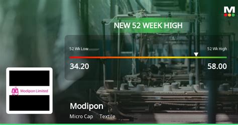 modipons stock reaches  week high outperforms sector  shows
