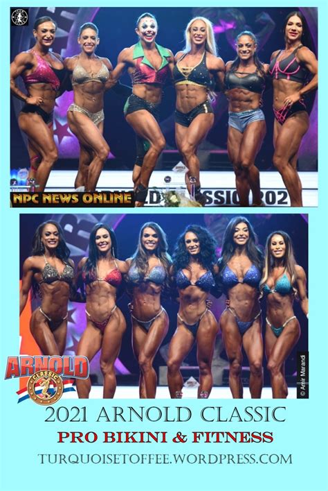 2021 Arnold Classic Pro Bikini And Fitness Results Turquoise Toffee