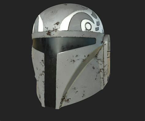 3D file Clan Wren Mandalorian Helmet 3d Digital file 🪖・3D printer ...