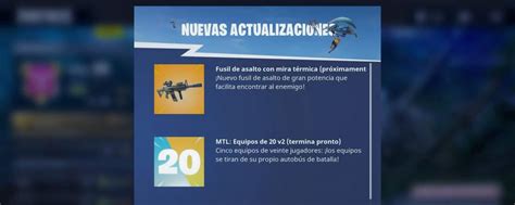 La Mirilla T Rmica Llega A Fortnite De La Mano De Un Nuevo Rifle De Asalto