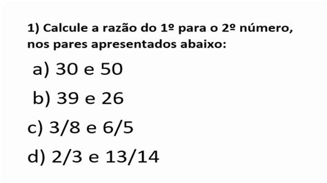 Exercícios De Razão E Proporção Para Imprimir Braincp