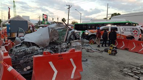 Muere Hombre Tras Impactar Su Camioneta Contra Un Camión De Valores En