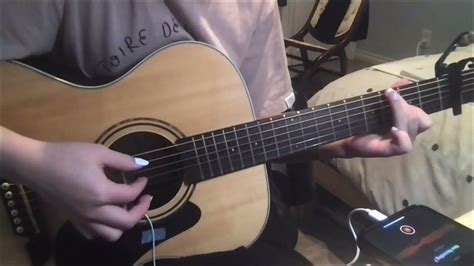 Here With Me D4vd Fingerstyle Guitar Cover Youtube