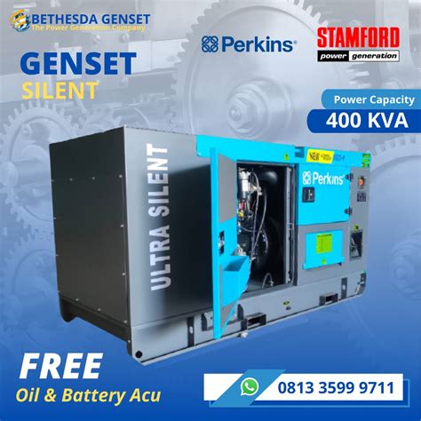 Jual Genset PERKINS 400 KVA Stamford Best Seller Shopee Indonesia