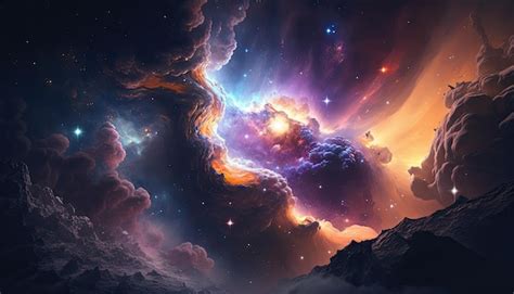 Premium Photo | Stunning realistic wallpaper of a Nebula Deep space ...