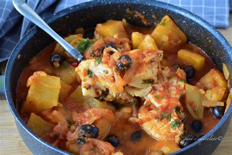 Baccala In Umido Alla Siciliana Con Patate La Ricetta Ricca E Semplice