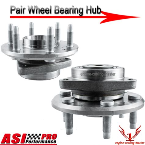 PAIR Front Wheel Hub Bearings For Chevy Traverse GMC Acadia Buick