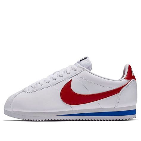 Wmns Nike Classic Cortez Leather White Red 807471 103 Kicks Crew