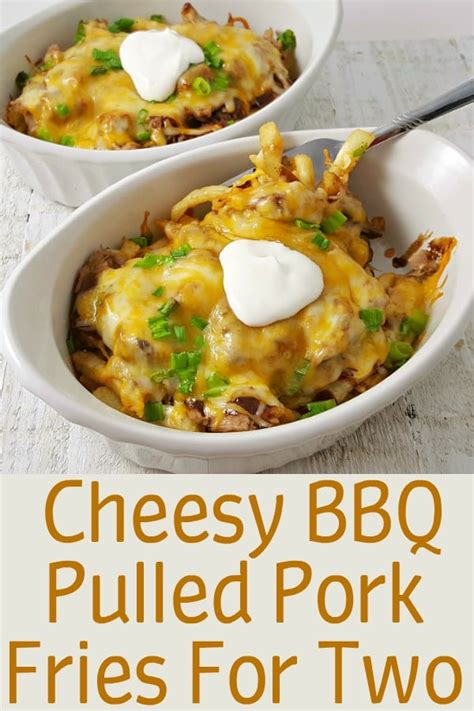 Cheesy BBQ Pulled Pork Fries For Two 25 Min Zona Cooks