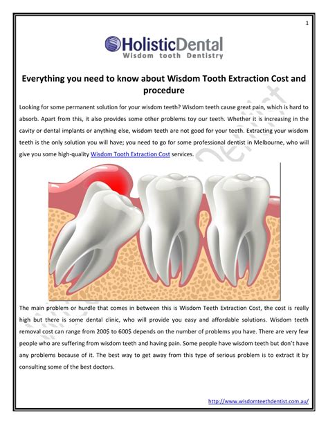 Ppt Everything You Need To Know About Wisdom Tooth Extraction Cost And Procedure Powerpoint