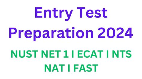 How To Prepare Nust Entry Test I Nust Entry Test Preparation I Net