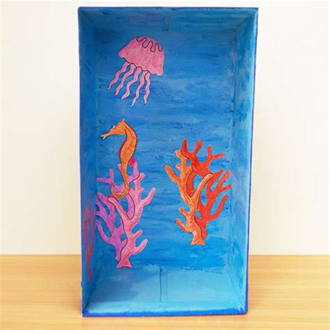 Coral Reef Habitat Diorama | Kids' Crafts | Fun Craft Ideas ...