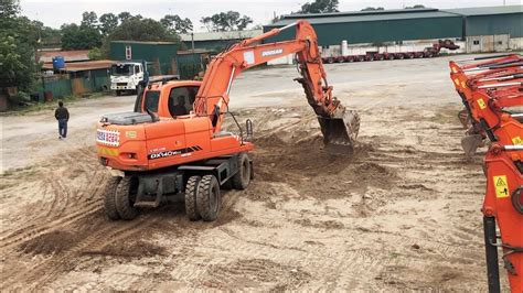 DOOSAN DX 140 Hydraulic Excavator Test Heavy Equipment YouTube