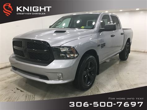 New 2019 Ram 1500 Classic Express Night Edition Crew Cab 8 4 Touchscreen Back Up Camera Crew