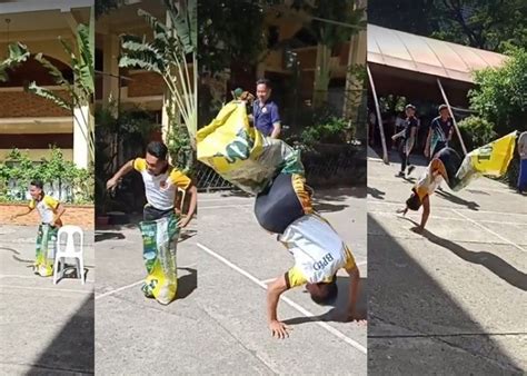 Viral Student Wins Sack Race Using Incredible Moves