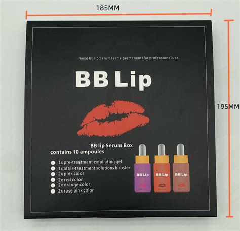 Korean Bb Lips Glow Ampoule Serum Starter Kit Lip Gloss Bb Cream