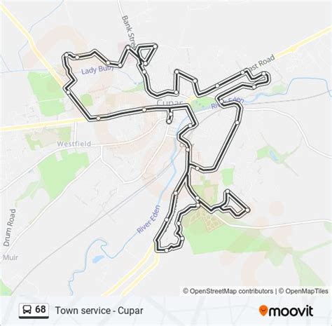 68 Route Schedules Stops Maps Cupar Updated