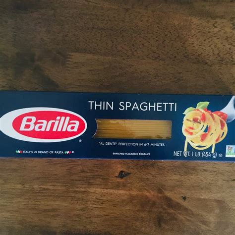 Barilla Thin Spaghetti Review Abillion