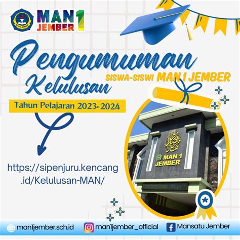 Hadir Sebagai Inspirasi Pengumuman Kelulusan Man Jember Tersedia