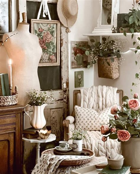 A Living Room Filled With Furniture And Flowers