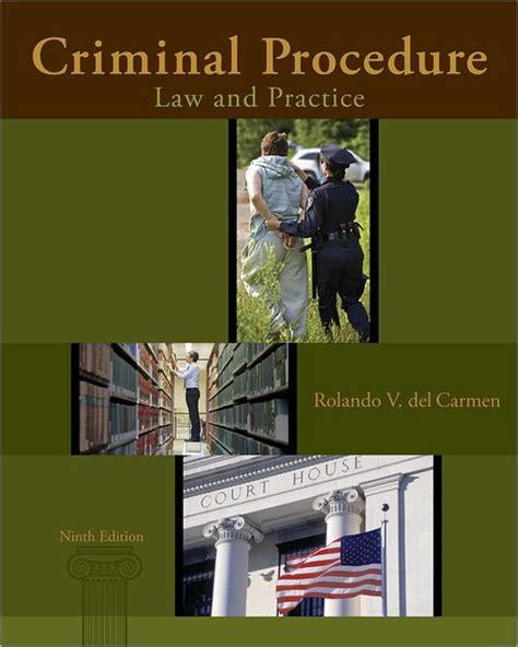 Criminal Procedure Law And Practice Edition 9 By Rolando V Del