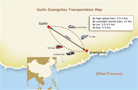 Travel from Guangzhou to Guilin / Guilin to Guangzhou by Train & Bus