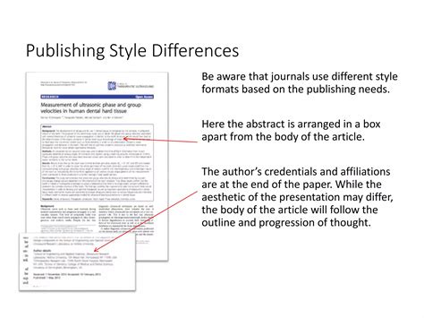 Anatomy Of A Scholarly Journal Article Ppt